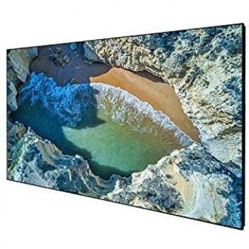 DELUXX Cinema Pantalla de Marco SlimFrame 177 x 99cm, 80 - 4K Pro Flex MWHT