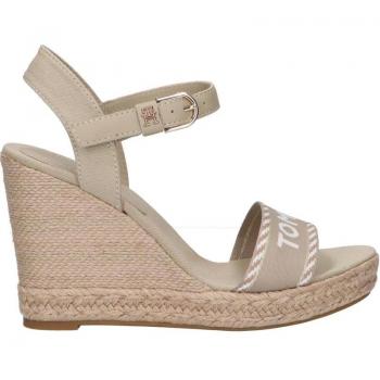 Sandalias de Mujer Tommy Hilfiger Seasonal Webbing Wedge RBT Sandalwood