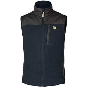 Chaleco de Pile Fjällräven Buck Negro Marrón - XL