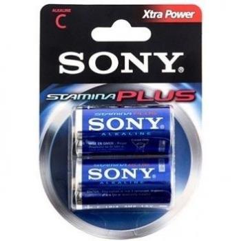 Sony SON11AM2B2D - Pila alcalina C, pack de 2 unidades