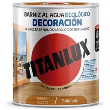 Barniz ecológico al agua acabado satinado