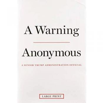 A Warning: Large Print Hardcover Edition by Anonymous