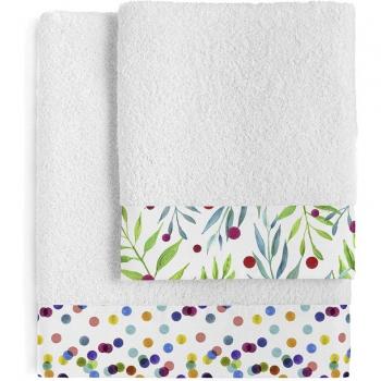 Juego de Toallas HappyFriday Confetti Multicolor 2 Piezas