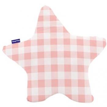 Cojín Rosa Estrella Vichy 50 x 50 cm - 100% Algodón, Calidad Superior