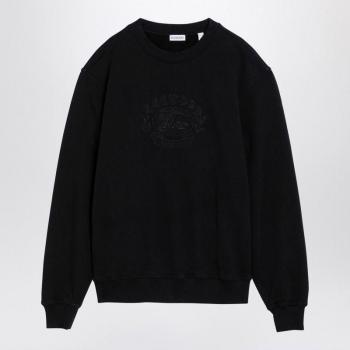 Burberry Men's Cotton Crewneck Sweatshirt With Logo in Black | Size Small