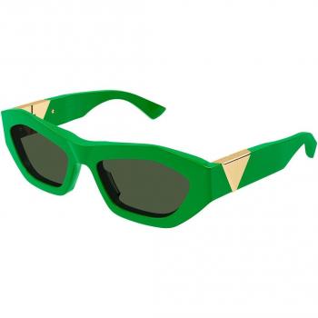 Bottega Veneta BV1221S Col. 003 Women's Geometric Green Sunglasses