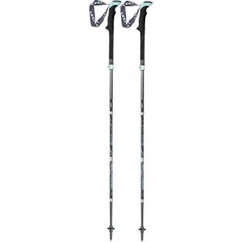 Leki Bastones de Carbono para Marcha nórdica Micro Vario Carbon, Color Negro, Antracita, Blanco, Turquesa, Talla única