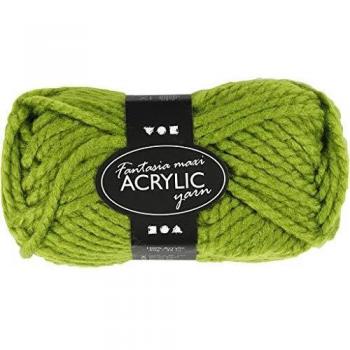 Pelote de Lana Acrílica Fantasía Maxi Verde 50g - 35m