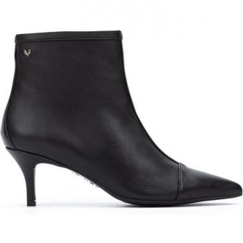 Martinelli Fontaine Women's Heeled Leather Ankle Boots with Zipper - 6cm Heel Height
