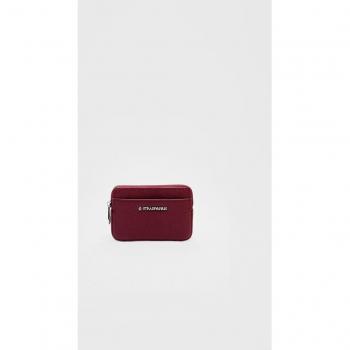 Burgundy Rectangular Wallet OS