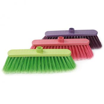 Escoba vinilo niza fluor 30 cm con mango metálico