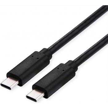 Cable USB-C 4.0 Gen2x2, 20 Gbps, 240 W, 2 m, Negro, Apantallado