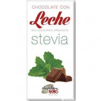Chocolate con Leche sin Azúcares Añadidos con Stevia Solé Sin Gluten 100g