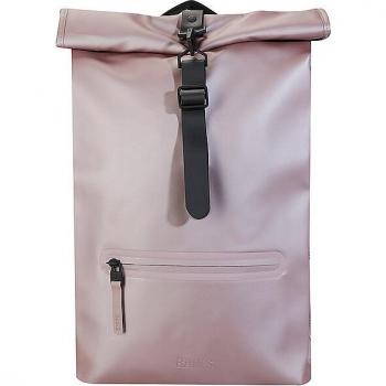 Rains Rolltop Rucksack - Muse, Unisex, Size: One Size, Colour: Pink