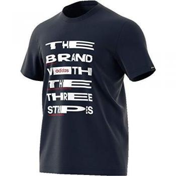 adidas M Dist Fnt T Camiseta, Hombre, Tinley/Blanco, S