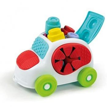Clementoni 17315 Soft Clemmy Sensory Car for Babies and Toddlers, Ages 6 Months Plus, Multi-Coloured