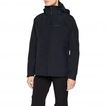 TRANGO Suber Complet Chaqueta, Mujer, Negro-