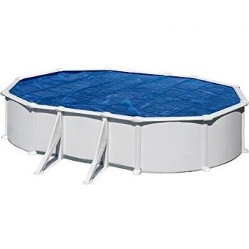 Gre CPROV510 - Cobertor de Verano para Piscina Ovalada de 485 x 335 cm, Color Azul