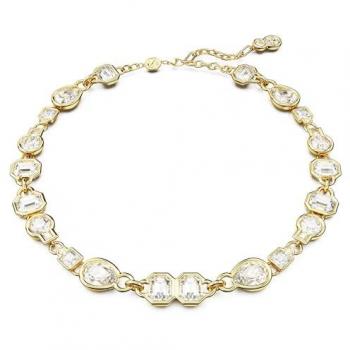 Swarovski Gold Plated Women's Necklace - Dextera Style, One Size
