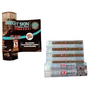 ALPHA SPIRIT Comida Húmeda para Perro Pouch Pate Jamon 12 Sobres x 300grs