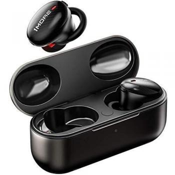 1MORE True Wireless ANC Auriculares, Auriculares con Cancelación Activa de Ruido con Micrófono ANC Dual, Bluetooth 5.0, Sensor de Infrarrojos Auriculares con Carga Rápida y Funda de Carga