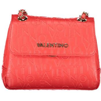 Valentino by Mario Valentino Red Polyethylene Handbag with Chain Handle, Shoulder Bag for Women, Size: ONE SIZE