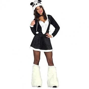 Guirca- Disfraz adulta osita panda, Talla 36-38