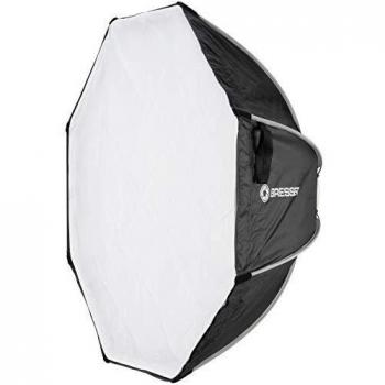 BRESSER Super Quick liberación rápida Octabox 90cm con conexión de bayoneta S