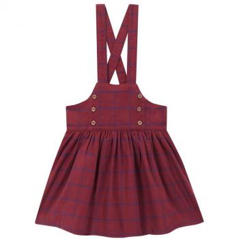 Gocco Pichi Cuadros, Mono para Niñas, Rojo