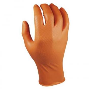 Juba - Guante gripazz nitrilo ambidiestro naranja xl-10u