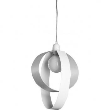 Lámpara colgante SERENA - Plafón colgante esférico, diseño moderno, material metal, color blanco