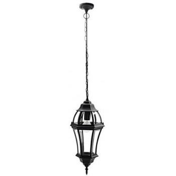 Colgante Exterior Aluminio Becrux Negro Ip44 Regx24x24 Cm Fabrilamp
