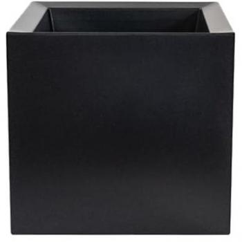 Maceta Cubo Dan-I 30cm 18L Antracita y Blanca