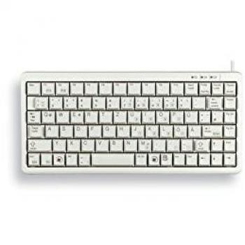 Teclado Compacto Cherry G84-4100 - Blanco, USB + PS/2