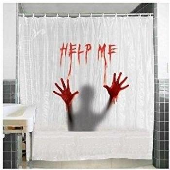 Cortina de Baño Help Me