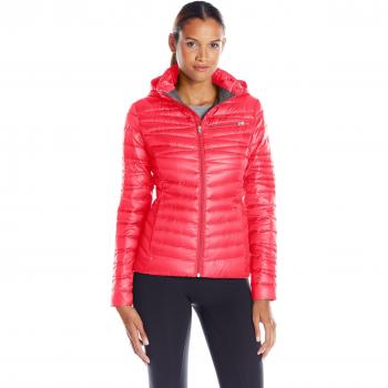 SPYDER - Chaqueta Atemporal para Mujer con Capucha, Mujer, Color Bryte Pink/Weld, tamaño S