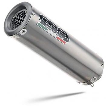 GPR Escape Racing M3 Titanium Natural sin homologación compatible con Yamaha YZF R1/R1-M 2020-2023, incluye tubos de conexión