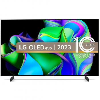 LG OLED42C34LA 42 EVO 4K UHD Smart TV WiFi HDR10 α9 Gen6 AI Processor Magic Remote WebOS23