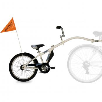 WeeRide Co Pilot Tag Along - Semitándem de aluminio para niños