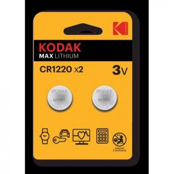 Pilas Kodak CR1220 3 V (2 Unidades)