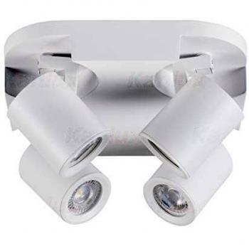 Lámpara de Pared y Techo Kanlux LAURIN 4x GU10 Blanco IP20 Max. 35W