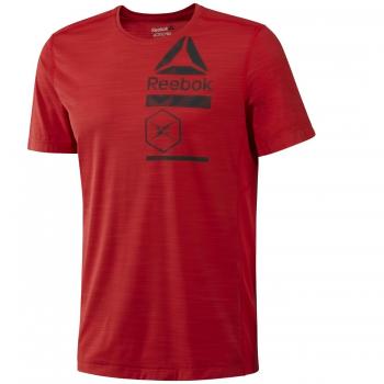 Reebok Actvchl Zoned Grphc tee Camiseta, Hombre, Rojo