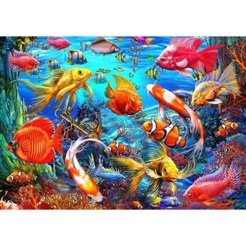 Puzzle Bluebird - Peces Tropicales, 1500 Piezas (70192)