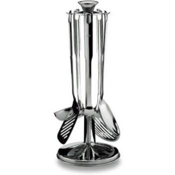 Lacor - 62601 - Juego Cocina 5 piezas De Pie Giratorio Super Monoblock Inox.