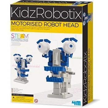 4M Head Kidz Robotix Cabeza Robot motorizada, Multicolor
