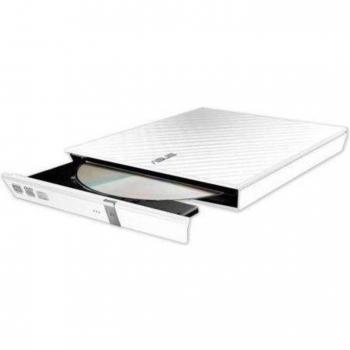 ASUS SDRW-08D2S-U Lite Grabadora DVD Slim Externa USB Blanca 90-DQ0436-UA221KZ