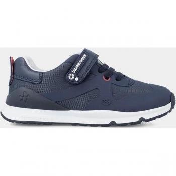 Zapatillas deportivas para niño Biomecanics 231007 Azul Marino, de piel, con cierre adherente y cordones