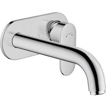 Grifo monomando empotrado para lavabo Vernis Blend de Hansgrohe, Mezclador empotrado de pared para lavabo, Ecosmart cromo