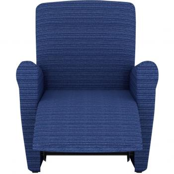 Eiffel Textile Lille Funda sofá sillón, Algodón, Azul, 55 x 195 x 2 cm