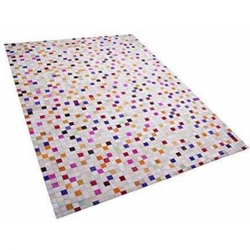 Alfombra de piel de vaca multicolor 160 x 230 cm Advan